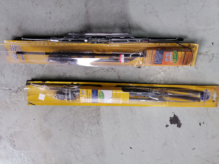 Wischblätter verchromt - Wiper blades chrome-plated Wischblätter verchromt - Wiper blades chrome-plated